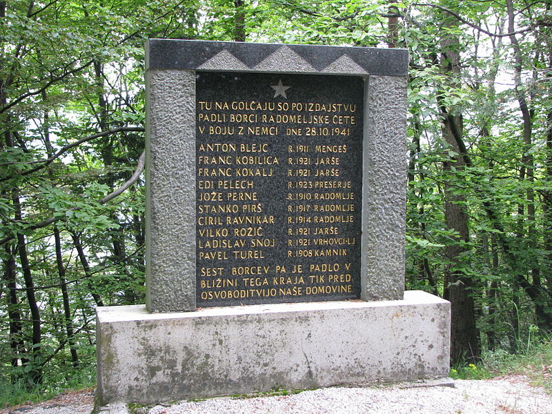 Monument Omgekomen Partizanen 28 Oktober 1941 #1