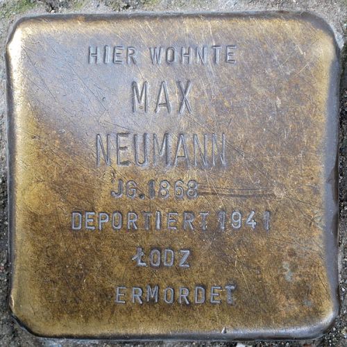 Stolpersteine Hochstdter Strae 1 #2