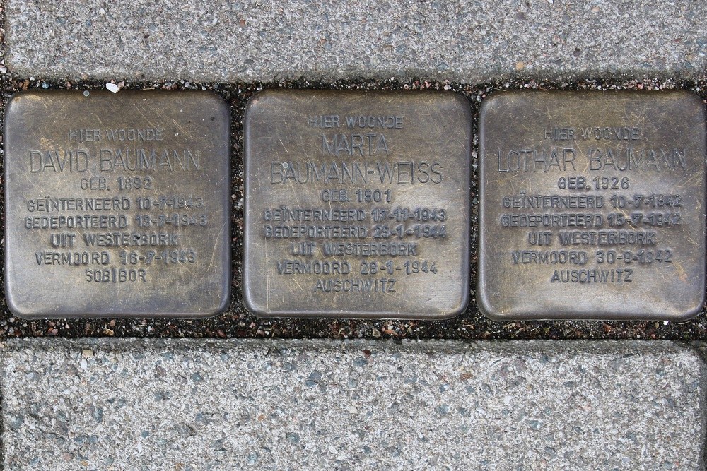 Stolpersteine Sloestraat 6