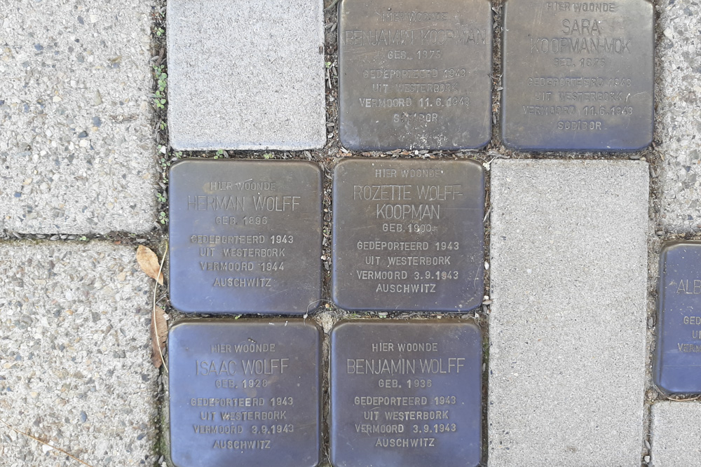 Stolpersteine Landweringstraat 4 (nu Landweringstr. 15) #2