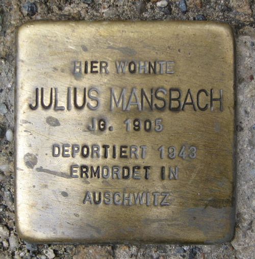 Stolpersteine Steinstraße 5 #3
