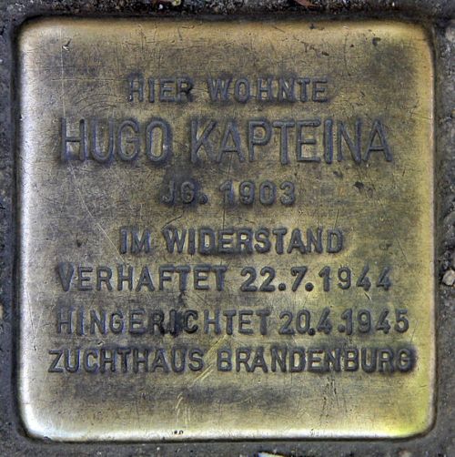 Stolpersteine Weserstraße 54 #1