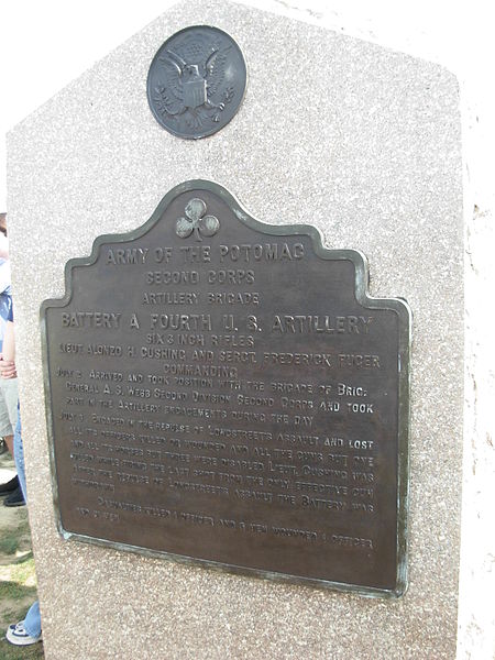 Monument 4th United States Artillery - Battery A