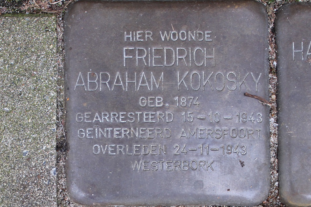 Stolpersteine Rooseveltlaan 107 #2