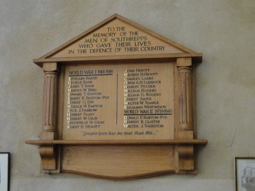 War Memorial St. James Church #1