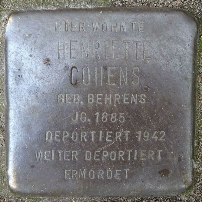 Stolpersteine Woldsenweg 13 #1