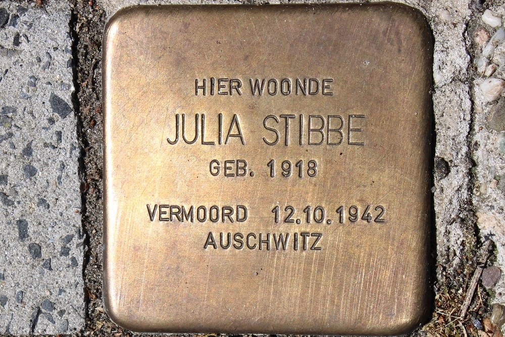 Stolpersteine Diezerenk 23 (voorheen Diezerenk 31) #4