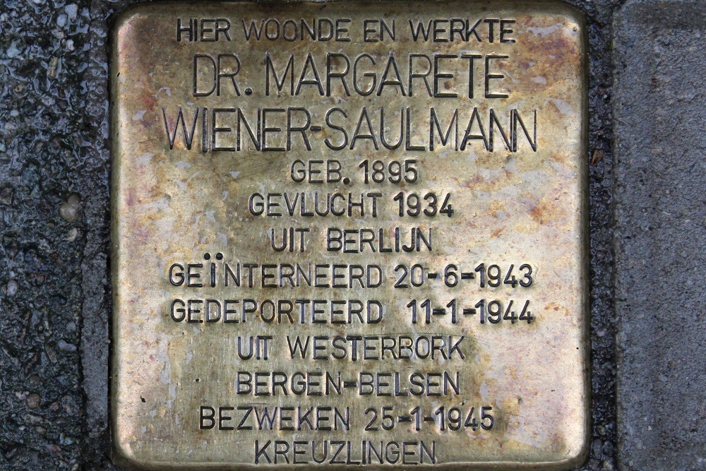 Stolpersteine Jan van Eijckstraat 14-16 #2