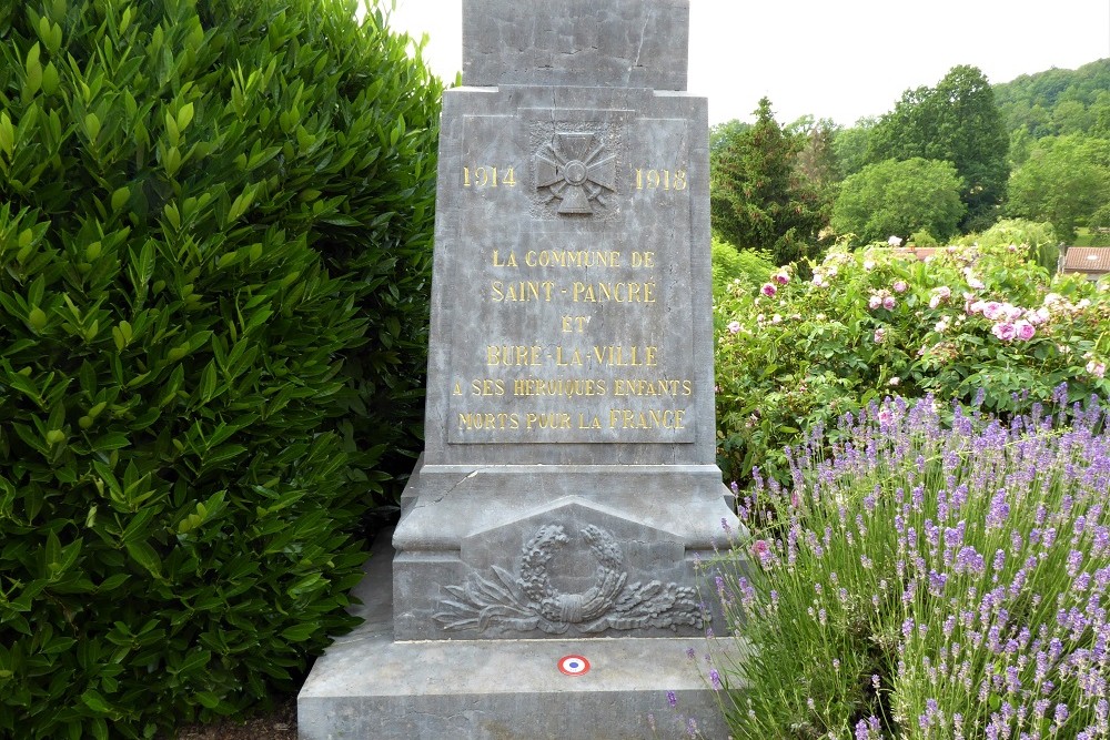 Monument Eerste Wereldoorlog Saint-Pancré #3