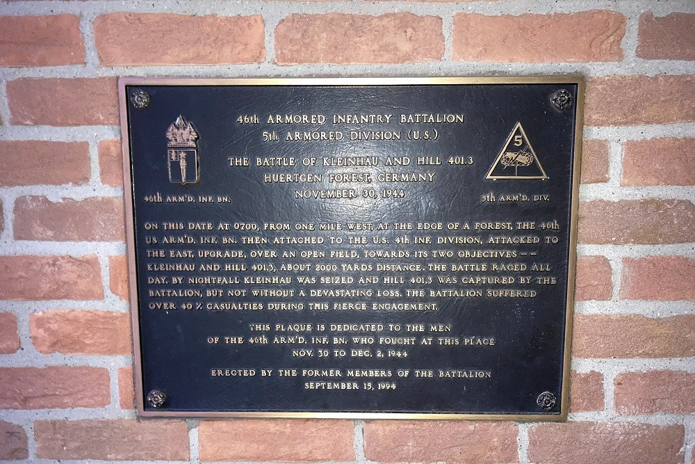Memorial 46th Armored Infantry Battalion #2