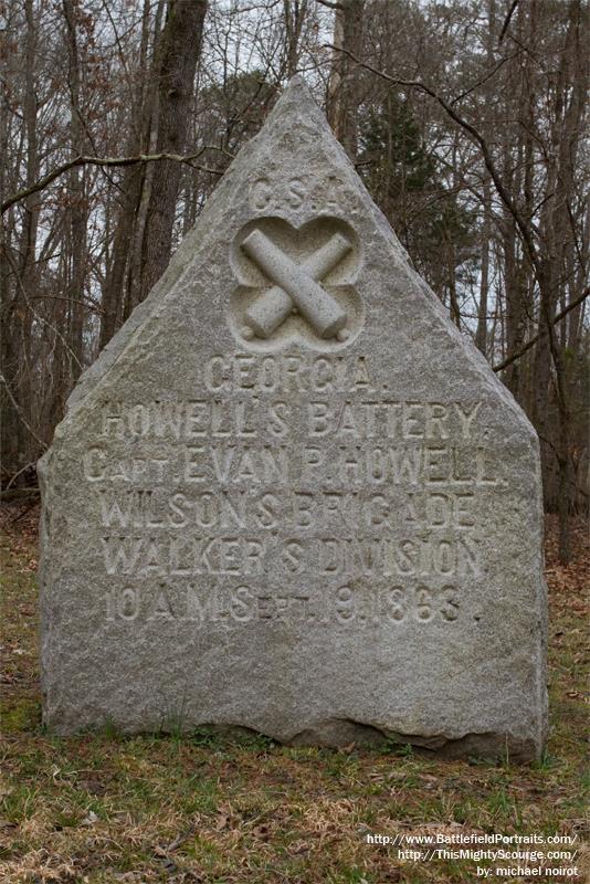 Monument Georgia Howell's Battery #1