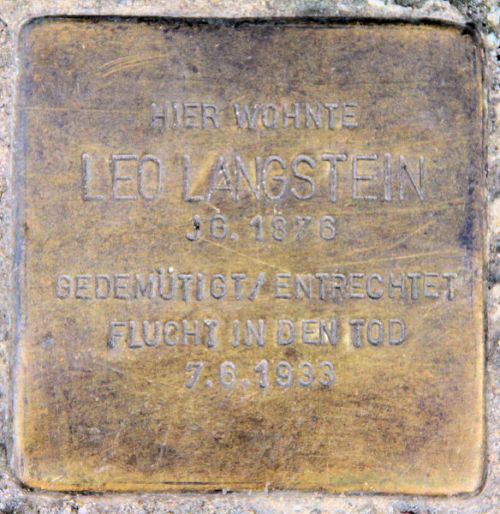 Stumbling Stone Lietzenburger Strae 105 #1