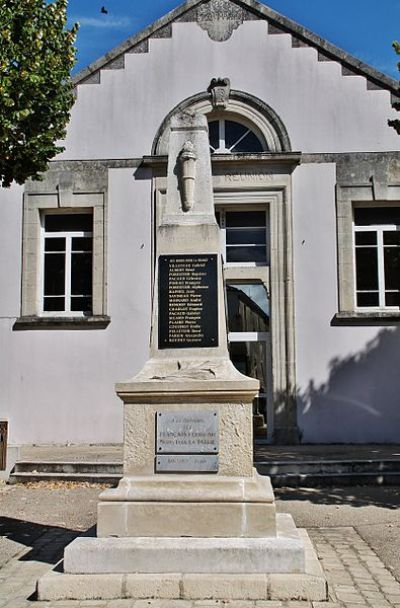 War Memorial Chaill-les-Marais