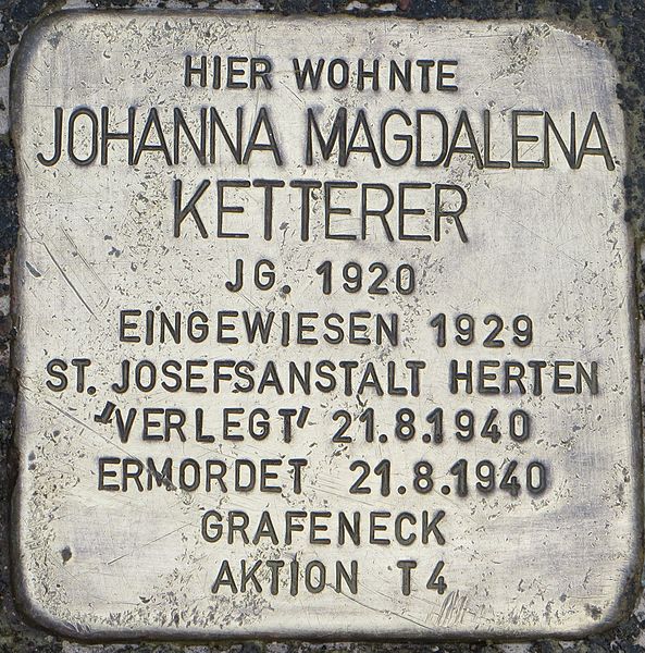 Stolperstein Beuerner Strae 111