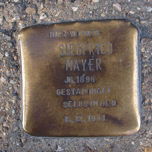 Stolperstein Kaiserstrae 36 #1