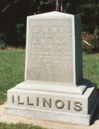 90th Illinois Infantry (Union) Monument #1