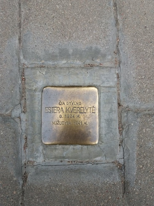 Stolperstein Turgaus aiktė (9?) #2