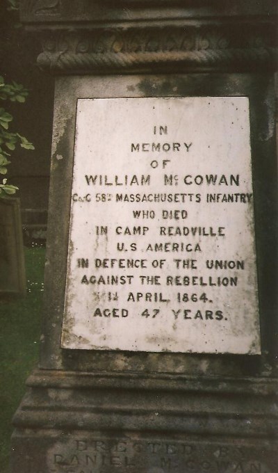 Monument William McCowan #1
