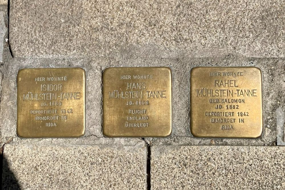 Stolpersteine Korbmacherstraße 10