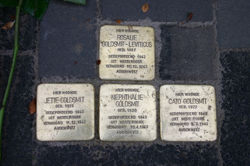 Stolpersteine Wassenberghstraat 55 B #2