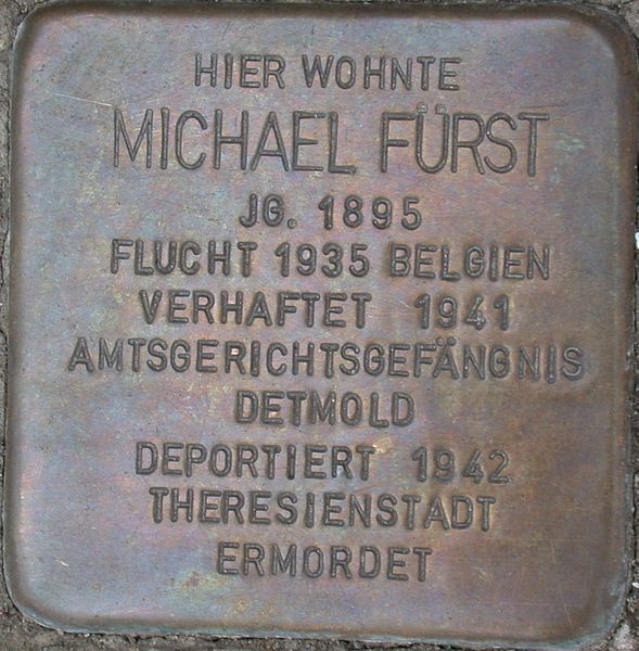 Stumbling Stone Schülerstraße 23