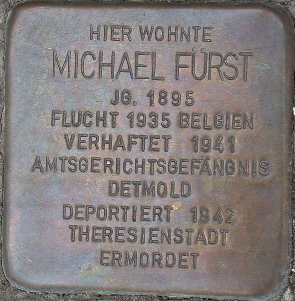 Stolperstein Schlerstrae 23 #1