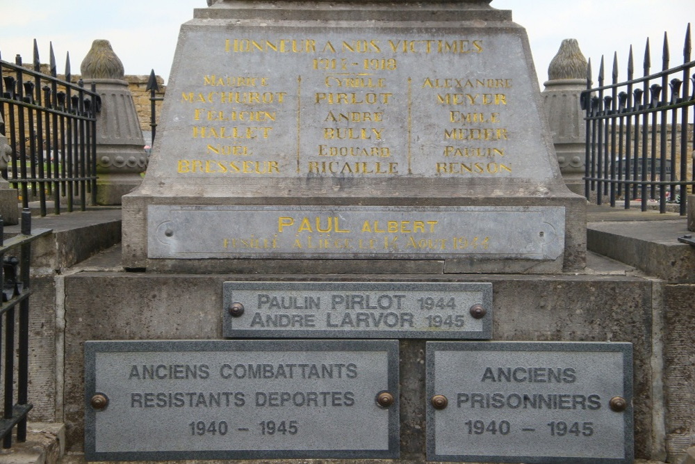 Oorlogsmonument Begraafplaats Torgny	 #3