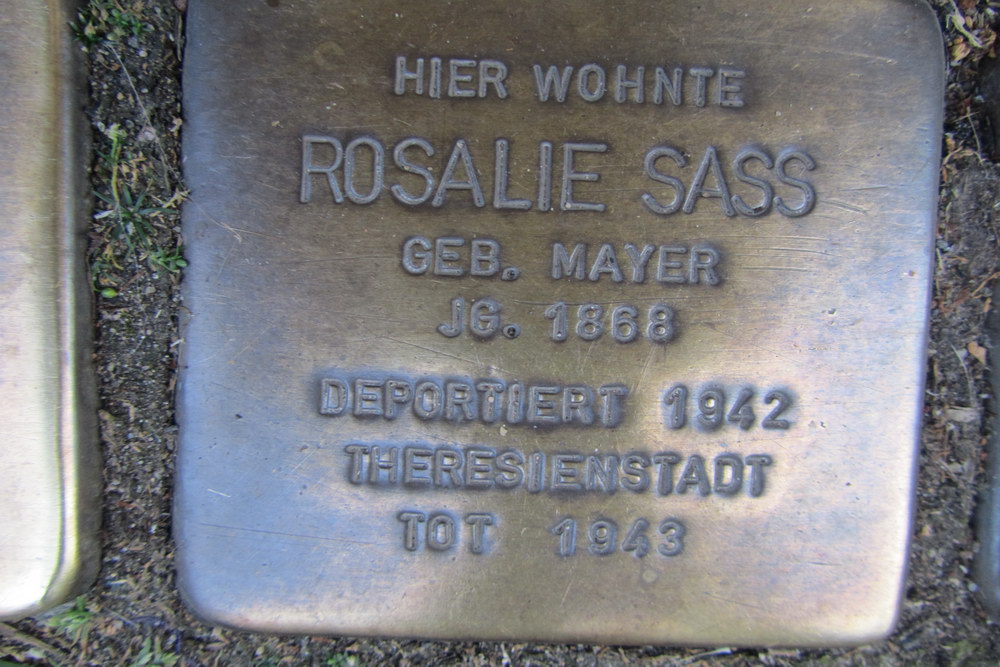 Stolpersteine Elsaßstraße 59 #3