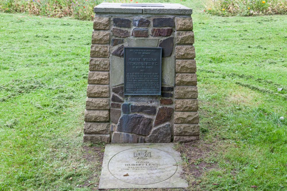 Memorial Hubert William (Stokey) Lewis V.C.