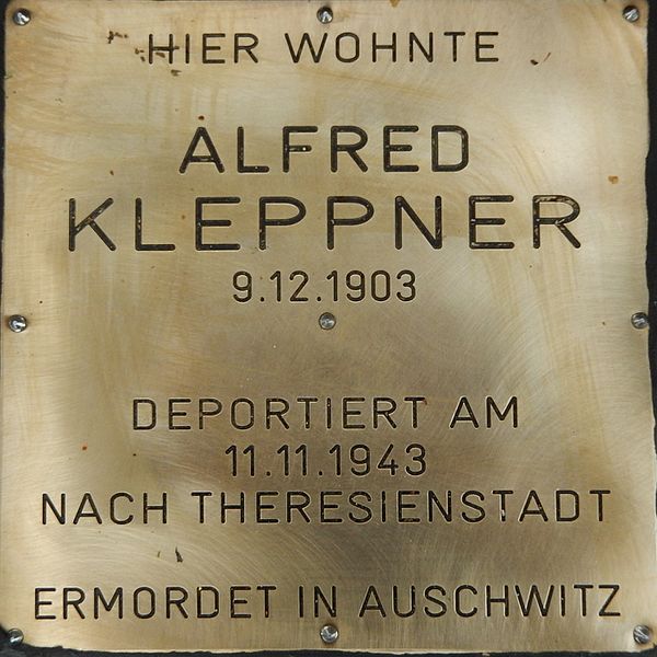 Remembrance Stone Auer-Welsbach-Strae 53 #1