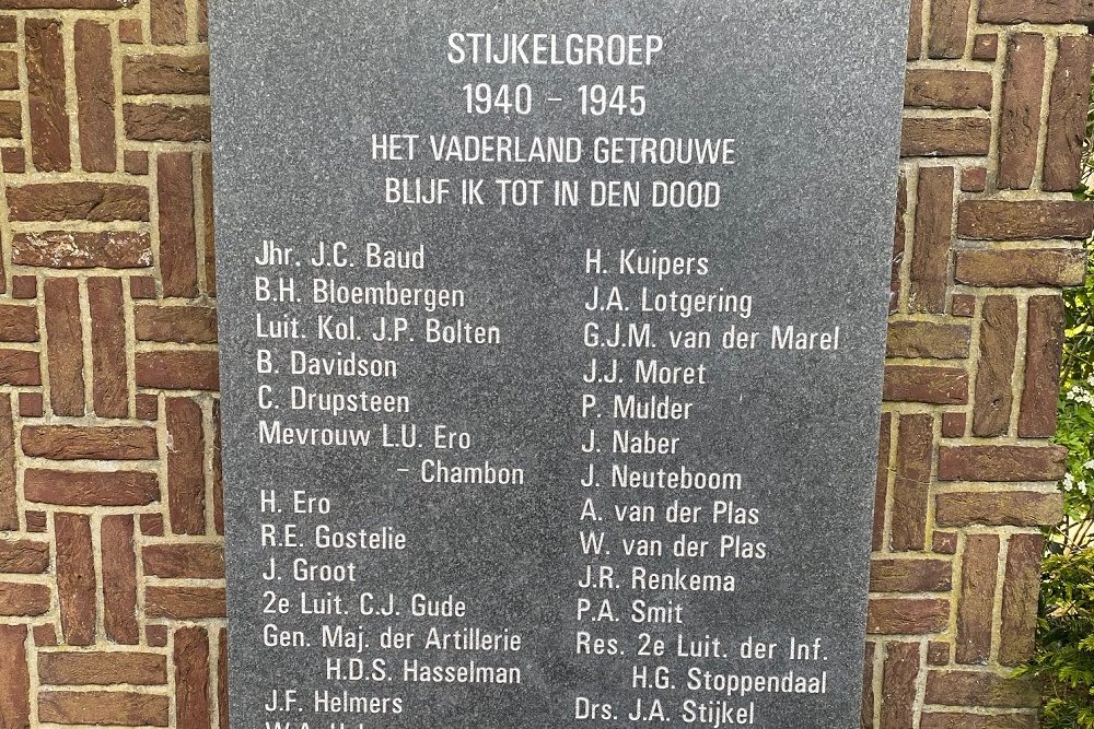 Dutch War Graves Stijkel-memorial (Westduin) #5