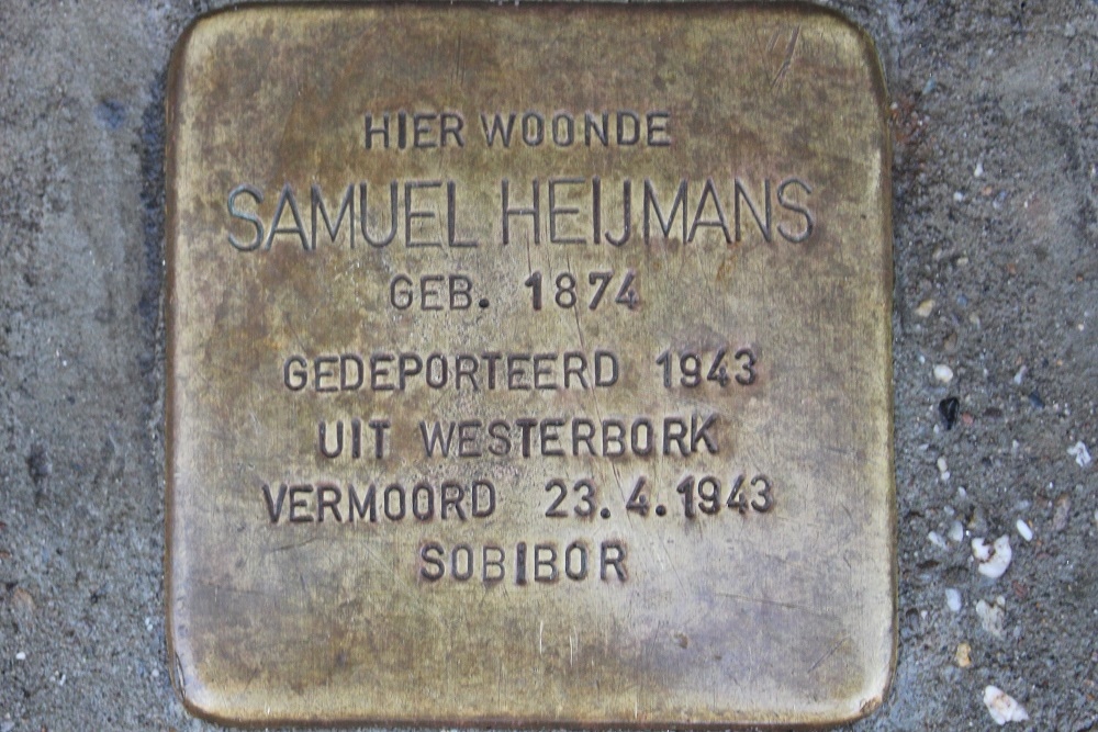 Stolpersteine Hugo de Grootstraat 1 #2