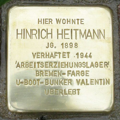 Stumbling Stone Hauptstraße 34 #1