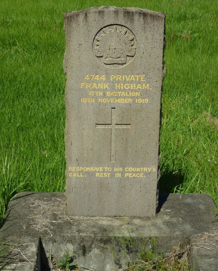 Commonwealth War Grave Eatonsville Cemetery