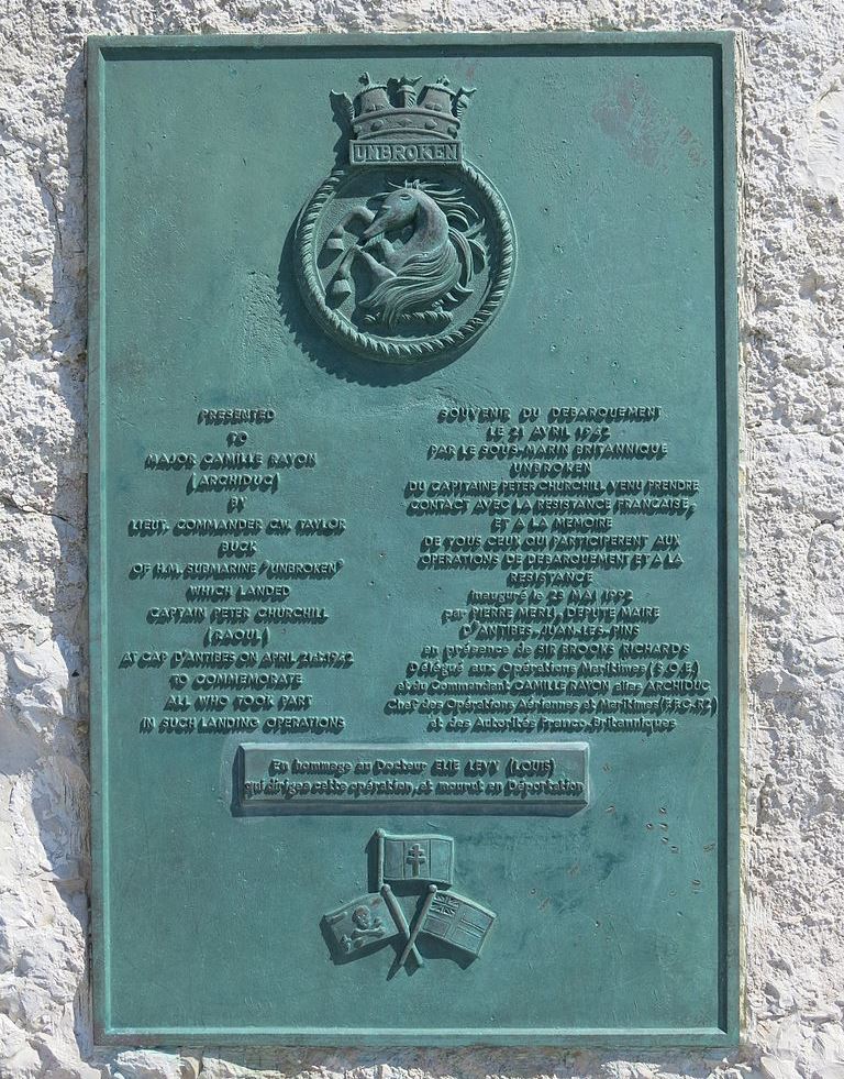 Monument Landingsoperaties Strand Antibes #3