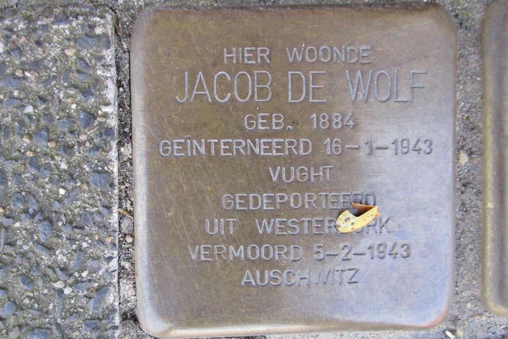 Stolpersteine Valkenburgerstraat 75 #2