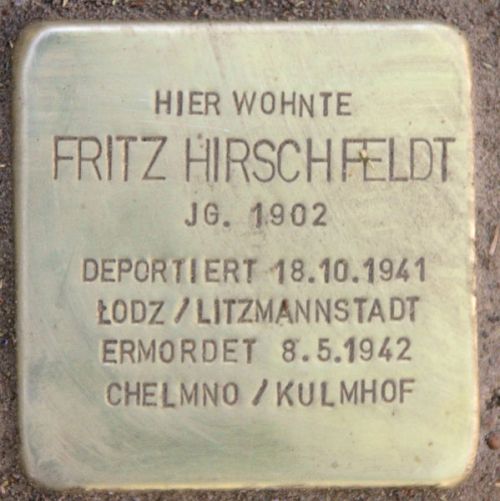 Stumbling Stones Giesebrechtstraße 11 #3