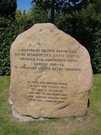 Herdenkingssteen '40-'45 te Hjørring #1