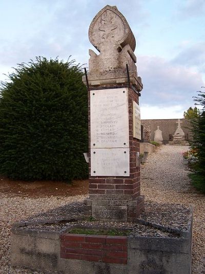 Oorlogsmonument Prunay-le-Temple