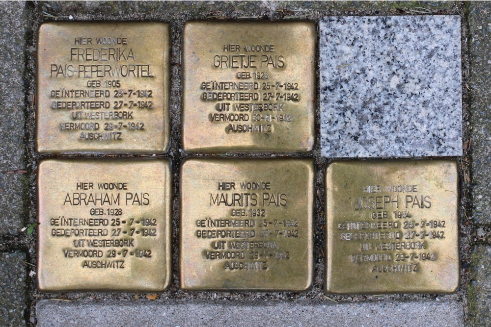 Stolpersteine Albert Luthulistraat 27