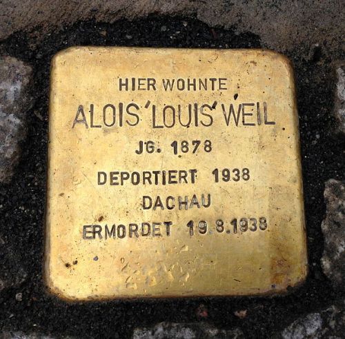 Stolperstein Schweizer Strae 23 #1