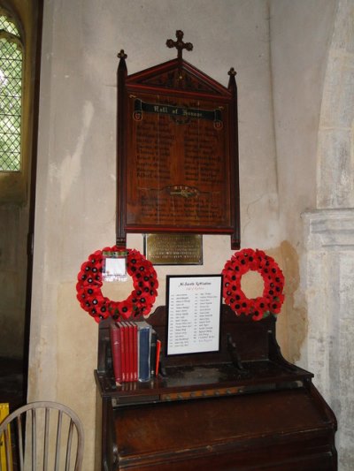 Oorlogsmonument Kettlestone Church