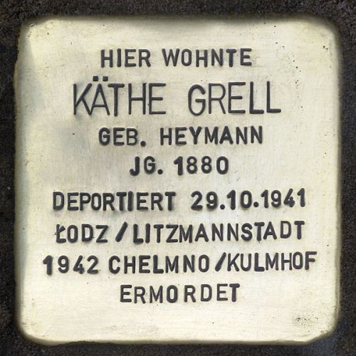 Stolperstein Mittenwalder Straße 33