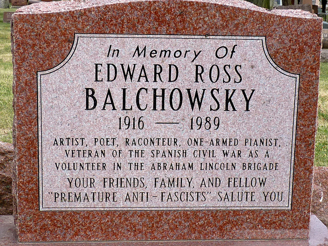 Grave Edward Ross Balchowsky #1