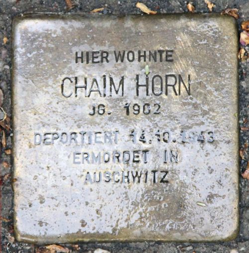 Stumbling Stones Großbeerenstraße 92 #1