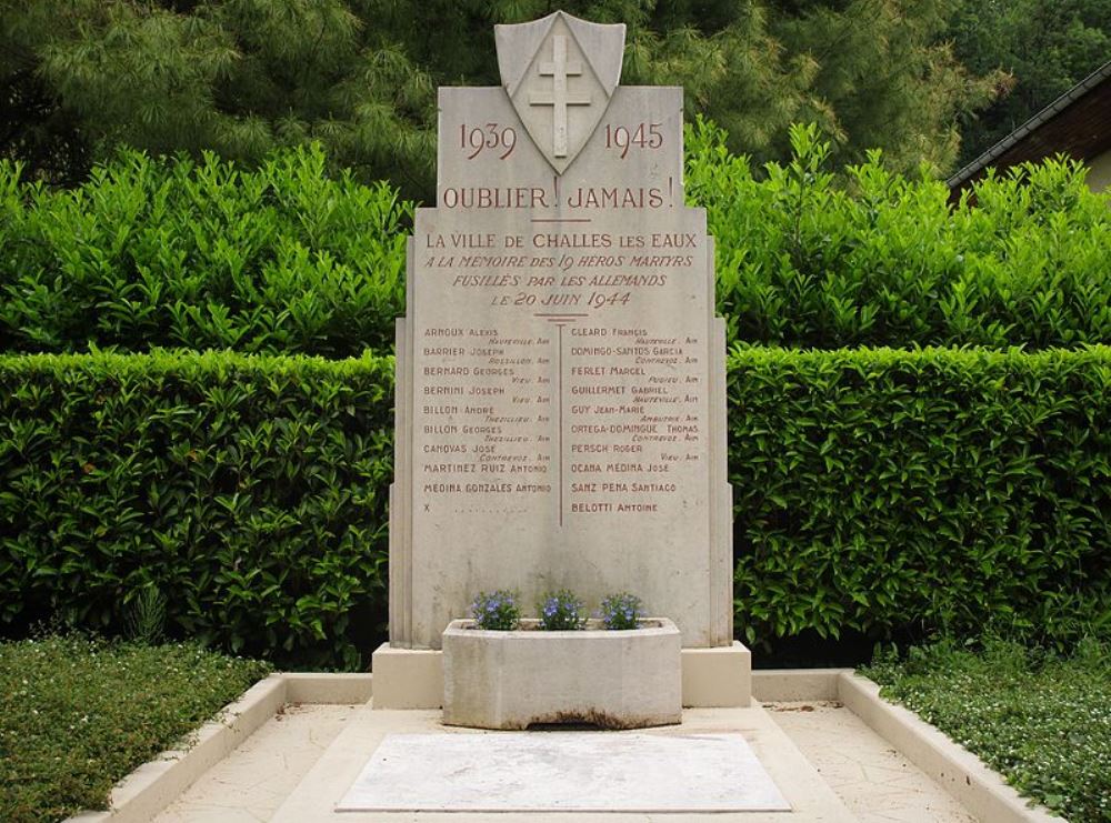 Memorial Execution 20 June 1944