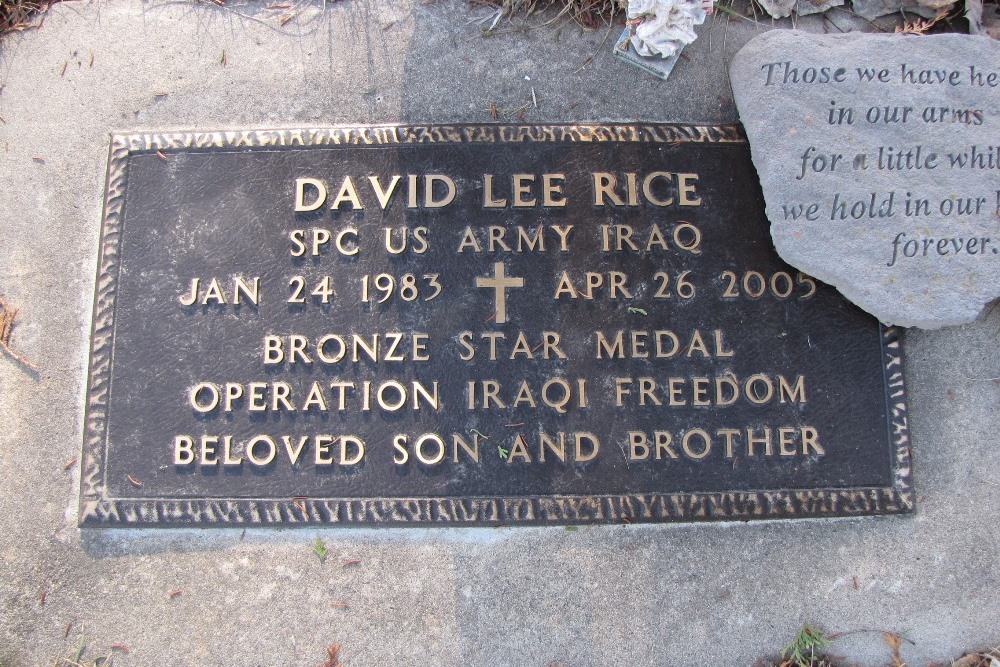 American War Grave Logan Park Cemetery