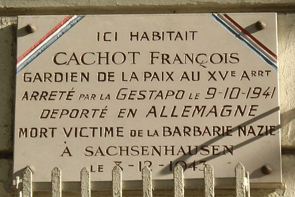 Memorial Franois Cachot