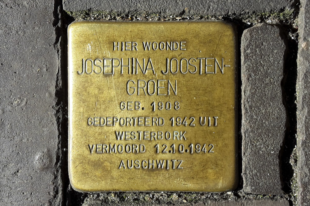 Stolperstein Schoutenstraat 12