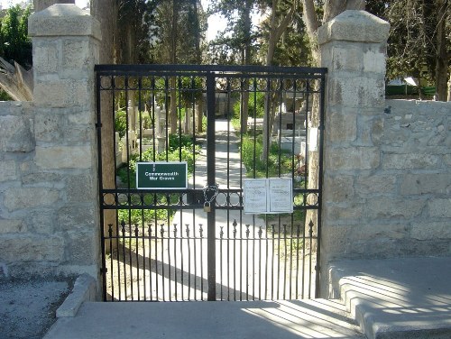 Commonwealth War Grave Limassol Roman Catholic Cemetery